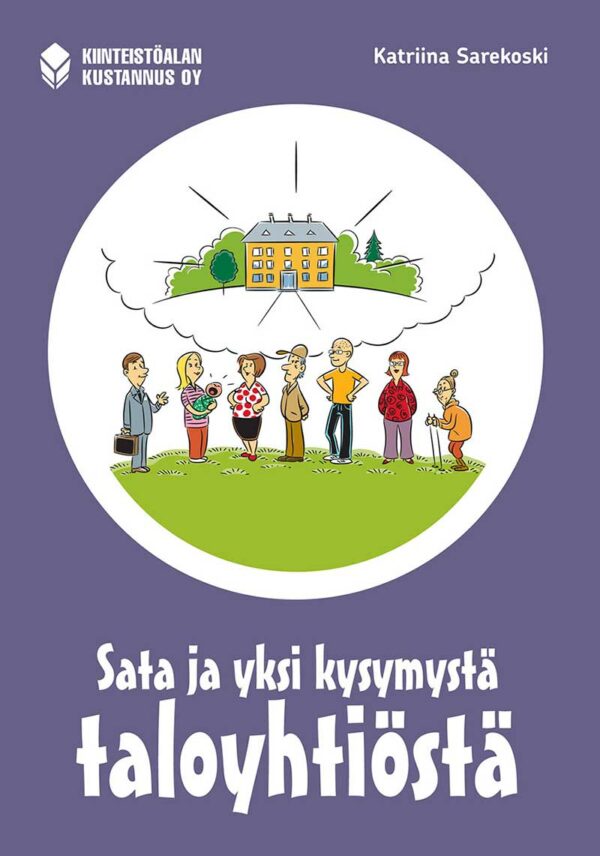 Sata ja yksi kysymystä taloyhtiöstä -kirjan kansikuva