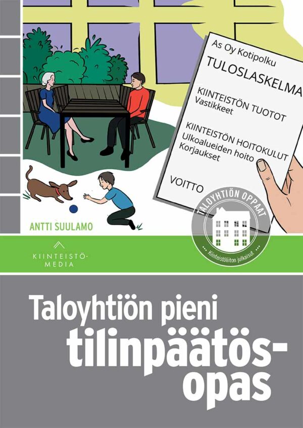 Taloyhtiön pienen tilinpäätösoppaan kansikuva