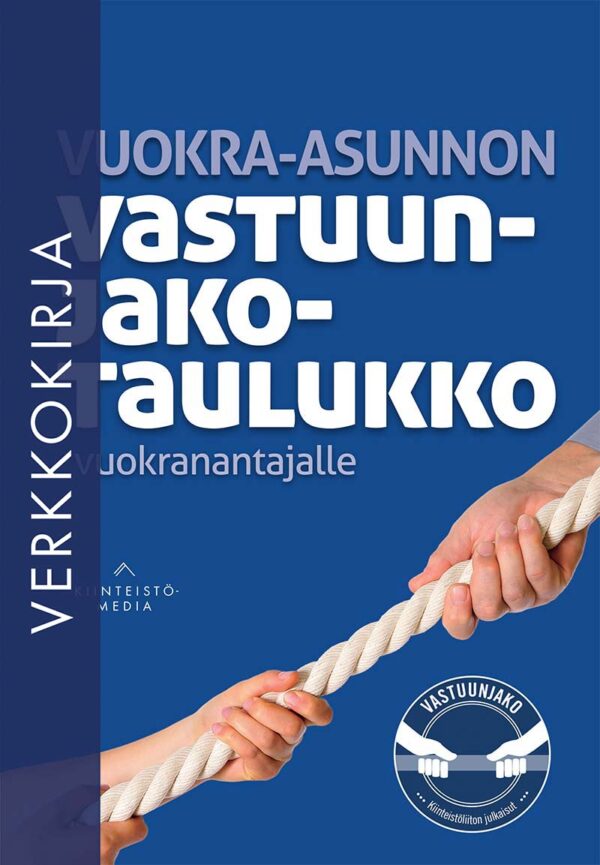 Vuokra-asunnon vastuunjakotaulukko vuokranantajalle -verkkokirjan tuotekuva