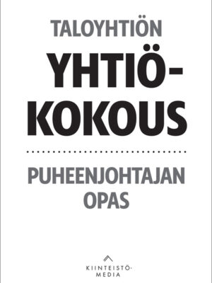 Taloyhtiön yhtiökokous -kirjan kansikuva