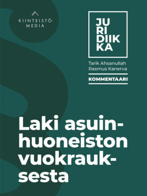 Laki asuinhuoneiston vuokrauksesta -kirjan tuotekuva